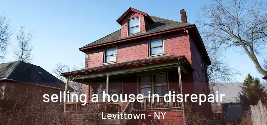  selling a house in disrepair Levittown - NY